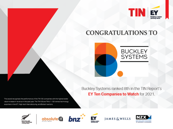 Buckley Systems Makes Top 10 In Companies To Watch