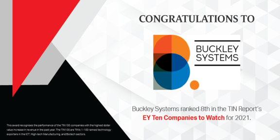 Buckley Systems Makes Top 10 In Companies To Watch